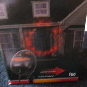 LED Light Show Projection Ring of Fire Halloween NIB